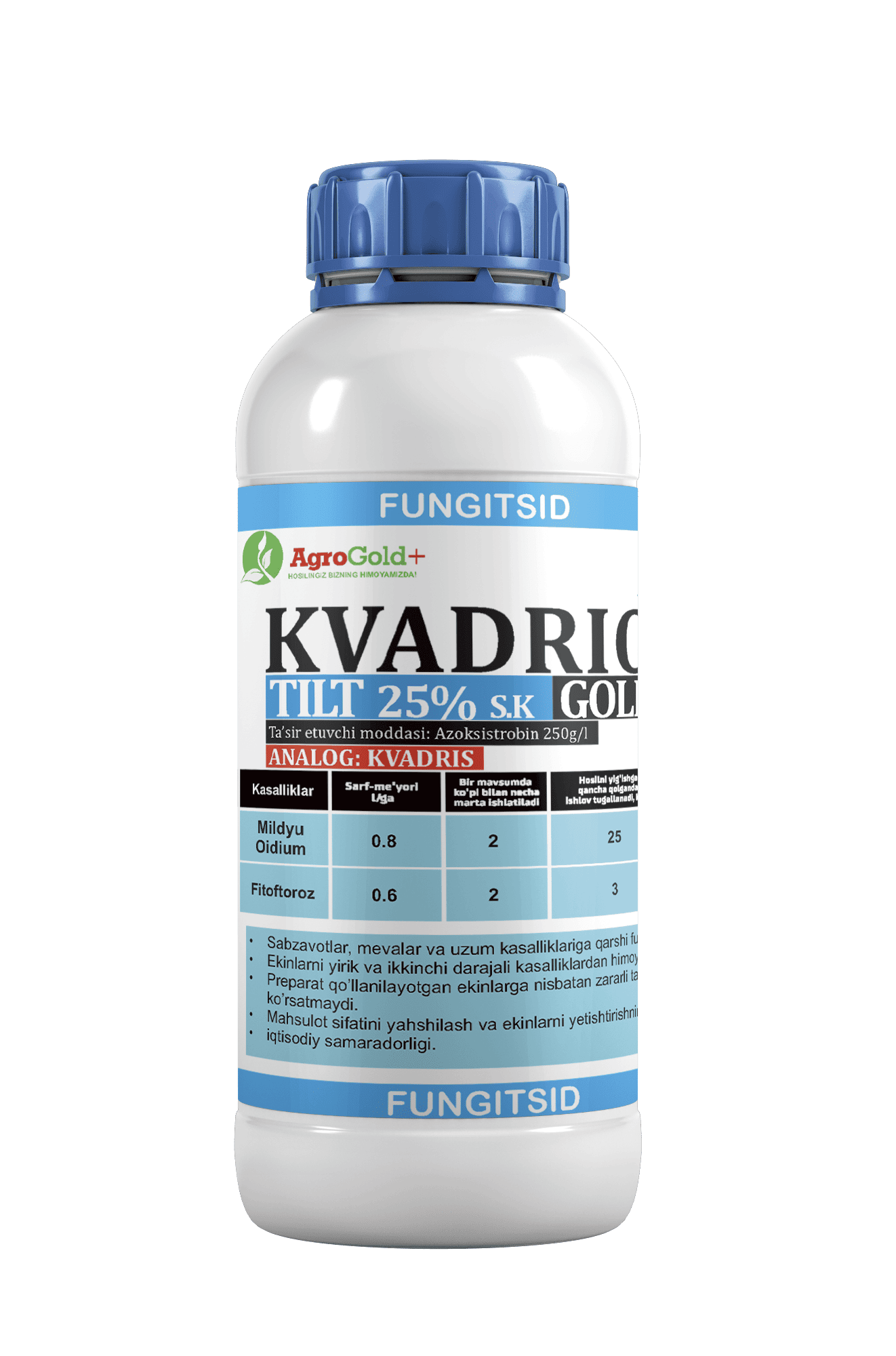 Kvadrio Tilt Gold 10%